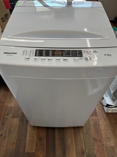 【美品　2024年製　ハイセンス製　全自動洗濯機】