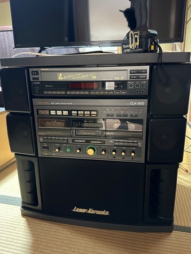 コロンビア CLK-1400 レーザーカラオケ コロンビア CLK-1400 ステレオミキシングアンプ レーザーカラオケ