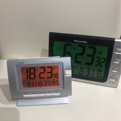 電波時計★２点セットの画像