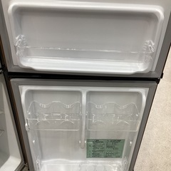 【取りに来られる方限定】　2ドア冷蔵庫 s-cubism AR-90L02db 2017年製 90L キズ・ヨゴレ有の画像