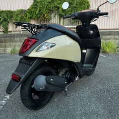 スズキ　レッツ　CA4AA ベージュ　実働　タイヤ新品　動画あり　大阪の画像