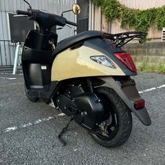 スズキ　レッツ　CA4AA ベージュ　実働　タイヤ新品　動画あり　大阪の画像