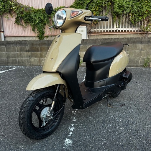スズキ　レッツ　CA4AA ベージュ　実働　タイヤ新品　動画あり　大阪