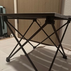 【交渉中】アルミロールテーブル&アウトドアチェアセットの画像