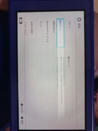 「液晶に難あり Switch 本体+ケース」