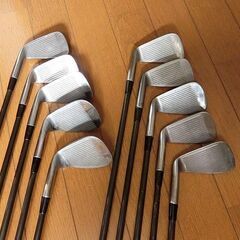 【決まりました】PRGR プロギア CT-502 アイアン10本セット  /  M-40（SR） グリップ交換済の画像