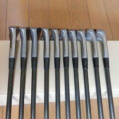 【決まりました】PRGR プロギア CT-502 アイアン10本セット  /  M-40（SR） グリップ交換済の画像