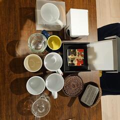 マグカップ　ティーポット　コースターの画像