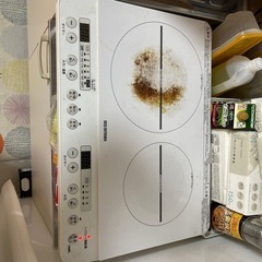 【2021年購入】IHコンロ 2口コンロ  動作確認済みの画像