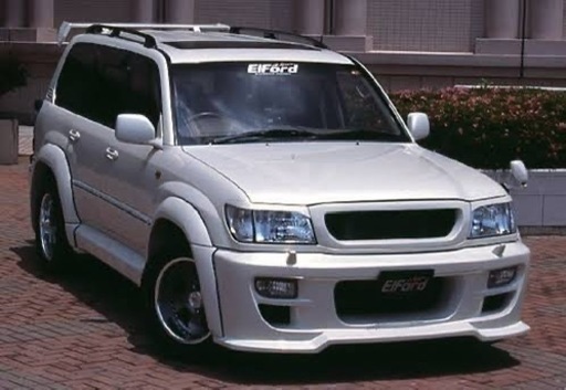 エルフォード　ランクル100 フロントバンパー