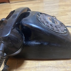 ジャンク★黒電話 600-A2 ダイヤル式 昭和レトロ アンティーク レトロ 当時物の画像