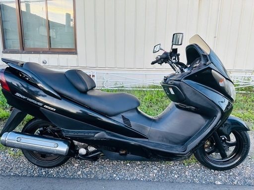 激安！訳あり値下げ！　北海道　スズキ　スカイウェイブ250 CJ43 タイヤ前後山あり！走行少ない！バッテリー付き！ 激安！訳あり値下げ！北海道スズキスカイウェイブ250 CJ43 タイヤ前後