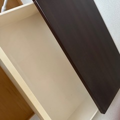 木目チェスト 4段の画像