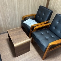 ニトリレトロ調応接セット未使用の画像