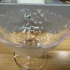 ◎ギフト保管品 HOYA アイスクリームグラス 5脚セットの画像