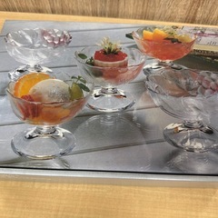 ◎ギフト保管品 HOYA アイスクリームグラス 5脚セットの画像