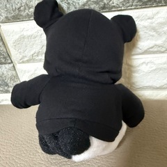 YouTube レトルト　グッズ　ぬいぐるみ　白黒の画像