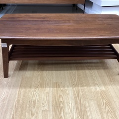【トレファクマーケット久喜店】起立木工　ローテーブル（ウォールナット材）の画像