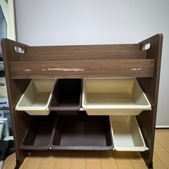 おもちゃ絵本棚※来月粗大ゴミ出しますの画像