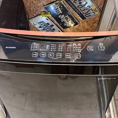 アイリスオーヤマ 6kg 洗濯機 ブラック 部屋干しモード機能付き 送風乾燥 ステンレス 槽洗浄.槽乾燥 ★買取帝国 志木店の画像