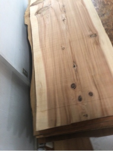 激安 無垢 一枚板 210cm  近場配送無料