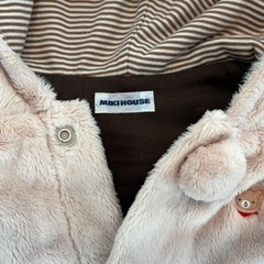 ミキハウス　ポンチョ　ベビー　赤ちゃん　キッズの画像