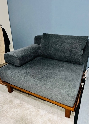 SIEVE レクト ユニットソファ １人掛け ブラウンフレーム