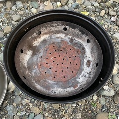 スモーカーコンロ シルバー の画像