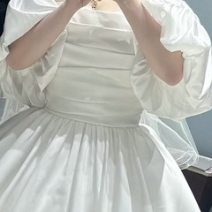 【未使用】パフスリーブ《ウエディング・結婚式》の画像
