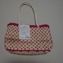 新品未使用 天然素材 ナチュラルバッグの画像