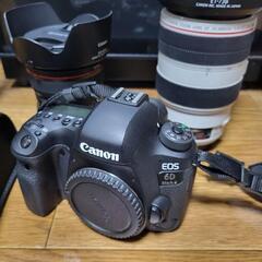 美品　CANON フルサイズ一眼レフ　総額50万超え　EOS 6D MarkII レンズ＋防湿庫セットの画像