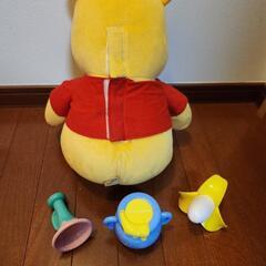 喋るくまのプーさんの知育玩具の画像