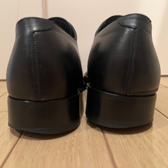 UNITED ARROWS メンズ ダブルモンクストラップシューズ革靴 ブラックの画像