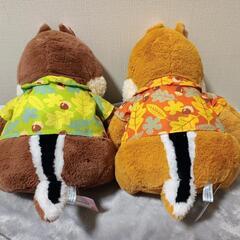 チップとデール アロハシャツ ジャンボぬいぐるみの画像