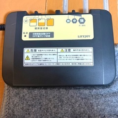 日本製LIFE JOYの電気ホットカーペットの画像