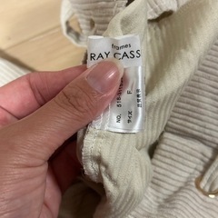 RAY CASSIN　レディース　白　パンツ　の画像
