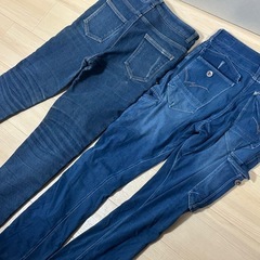 デニムパンツ　2本セットの画像