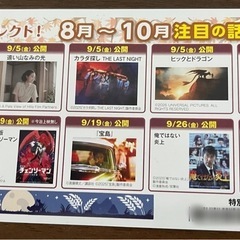 映画割引券の画像