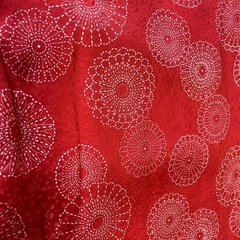 花柄　着物の画像