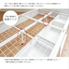 ※お話中　【９月中旬まで】二段ベッド　Lagos  セミダブル／シングル　本棚．収納付の画像