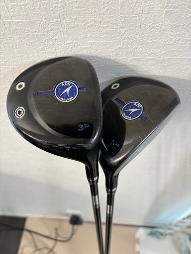 ウエイトを2箇所変えれるので自分のスウィングに合わせれる3.5番セットです