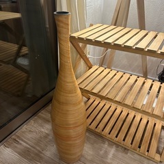花瓶　壺 マーブル柄 艶ありの画像