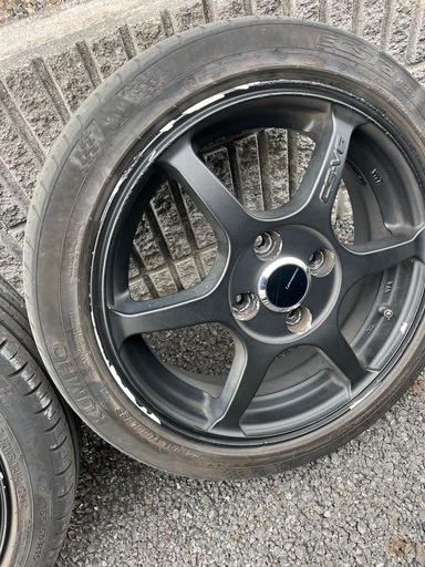 15インチ アルミホイール マットブラック