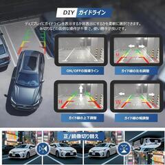 7インチ モニター バックカメラの画像