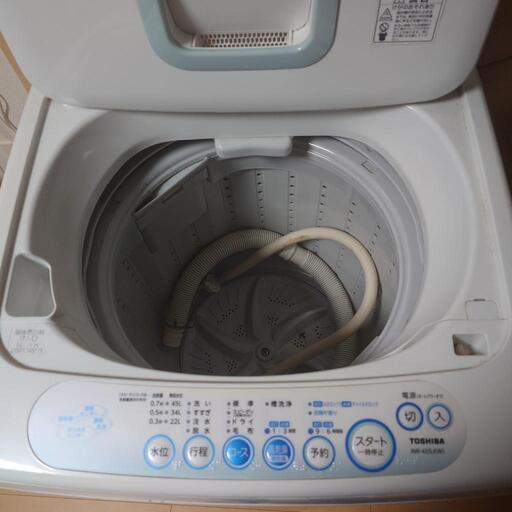 2007年製東芝4.2kg洗濯機AW-42SJ(W) (Adaman Moo) 東柏崎の生活