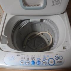 2007年製　東芝　4.2kg洗濯機　AW-42SJ(W)の画像