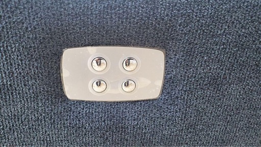 電動リクライニングソファ ネイビー