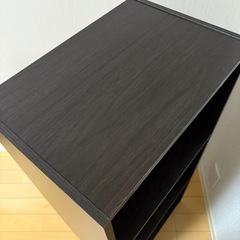 カラーボックス3段 黒
の画像