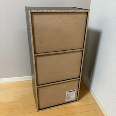 カラーボックス3段 黒
の画像