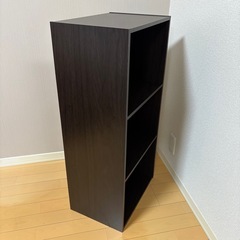 カラーボックス3段 黒
の画像